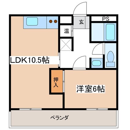 マンションシエスタの物件間取画像